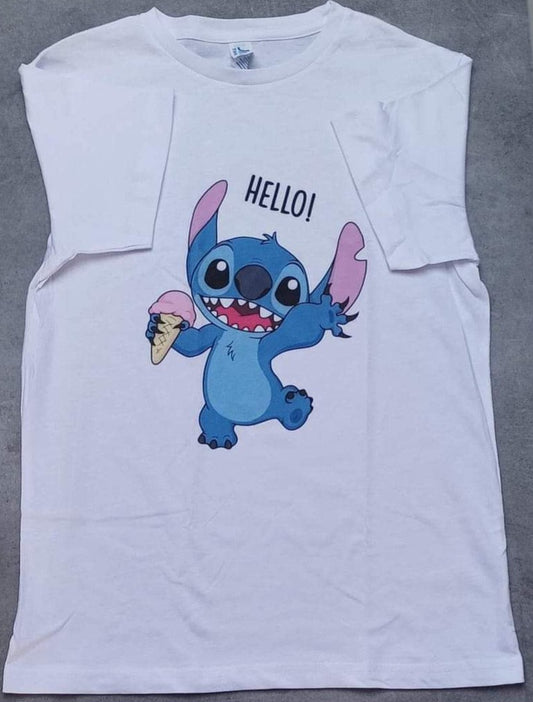 T-shirt Stitch avec une glace